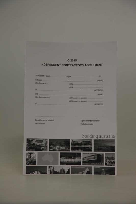 IC 2015 - Independent Contractors Agreement (Set of 2)